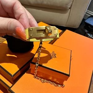 New Authentic Hermes Glove/Sunglasses Holder Charm